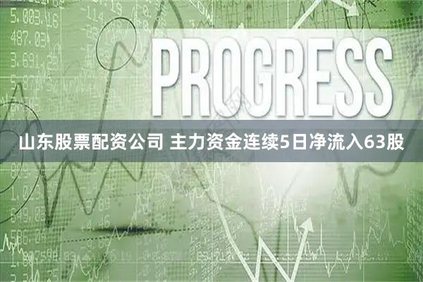 山东股票配资公司 主力资金连续5日净流入63股
